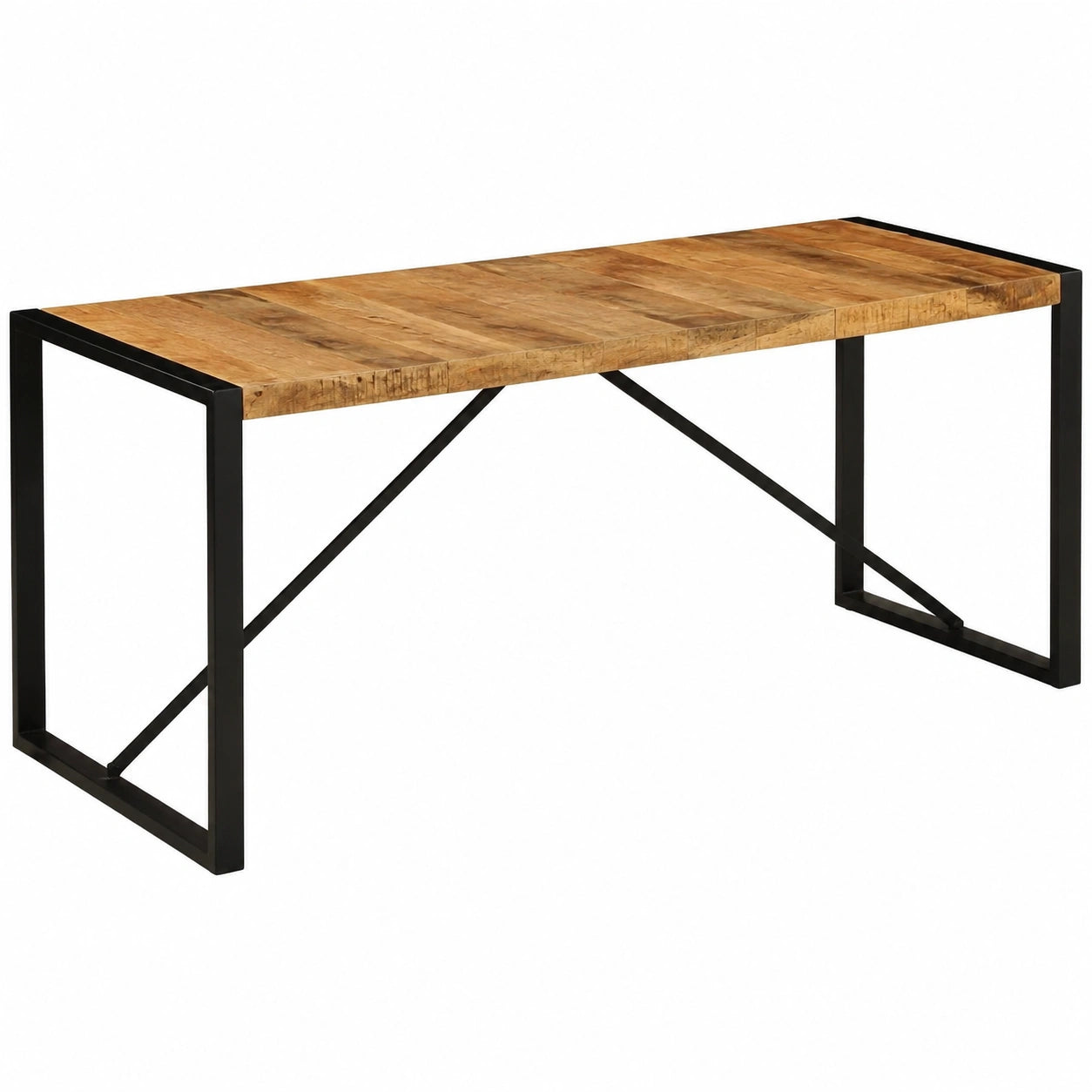 Mesa de Comedor de Madera de Mango 180 cm vidaXL para Cocina y Comedor