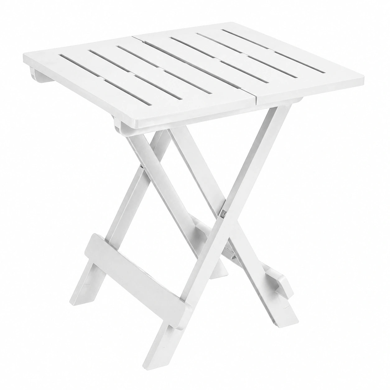 Mesa Plegable de Plástico para Exteriores - Ideal para Jardín, Terraza y Camping